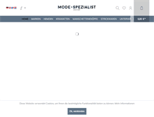 Tablet Screenshot of mode-spezialist.com